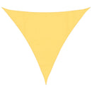 vidaXL bézs HDPE napvitorla 160 g/m² 4 x 4 x 4 m