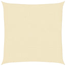 vidaXL krémszínű HDPE napvitorla 160 g/m² 2,5 x 2,5 m