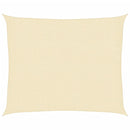 vidaXL krémszínű HDPE napvitorla 160 g/m² 2,5 x 3 m