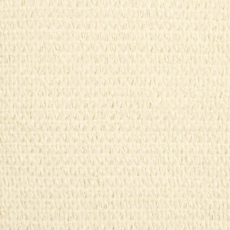 vidaXL krémszínű HDPE napvitorla 160 g/m² 5 x 7 m