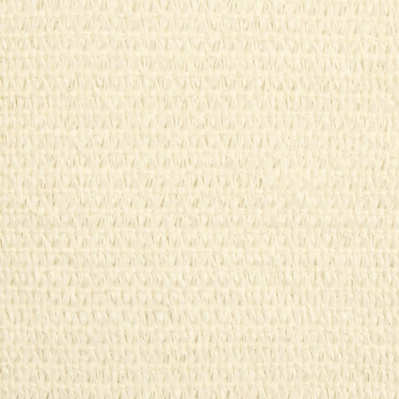 vidaXL krémszínű HDPE napvitorla 160 g/m² 2,5 x 2,5 x 3,5 m