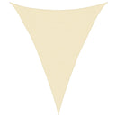 vidaXL krémszínű HDPE napvitorla 160 g/m² 3 x 4 x 4 m