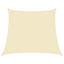 vidaXL krémszínű HDPE napvitorla 160 g/m² 4/5 x 4 m
