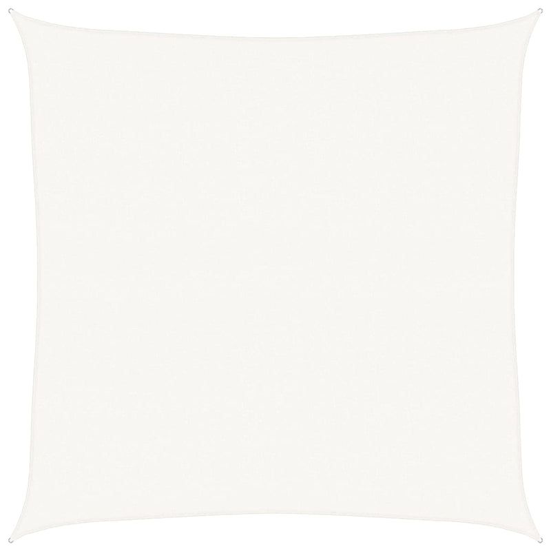 vidaXL fehér HDPE napvitorla 160 g/m² 5 x 5 m