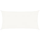vidaXL fehér HDPE napvitorla 160 g/m² 4 x 7 m
