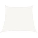 vidaXL fehér HDPE napvitorla 160 g/m² 3/4 x 3 m