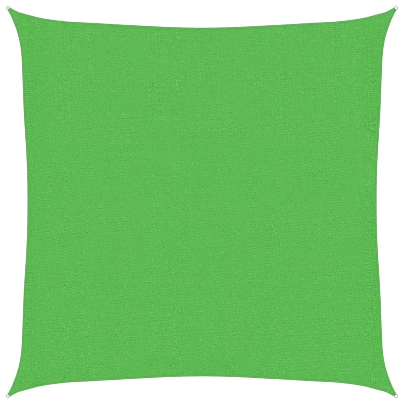 vidaXL világoszöld HDPE napvitorla 160 g/m² 2,5 x 2,5 m