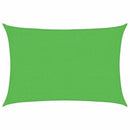 vidaXL világoszöld HDPE napvitorla 160 g/m² 2 x 3 m