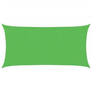 vidaXL világoszöld négyszögletű HDPE napvitorla 160 g/m² 2 x 3,5 m