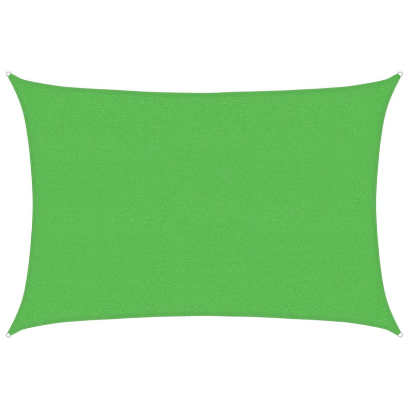 vidaXL világoszöld HDPE napvitorla 160 g/m² 2,5 x 4 m