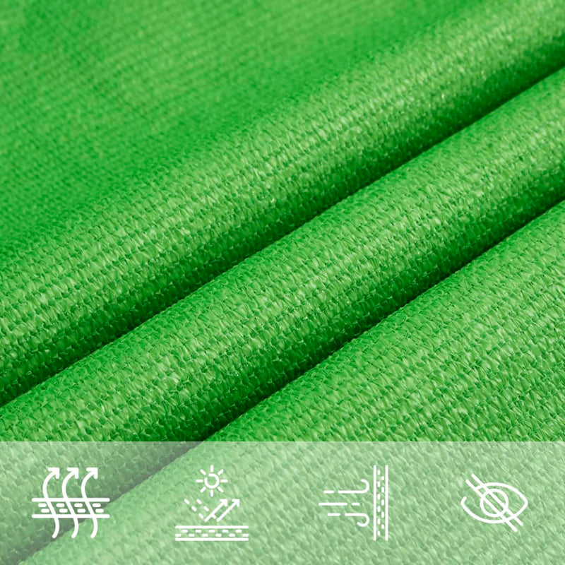 vidaXL világoszöld HDPE napvitorla 160 g/m² 2,5 x 4 m