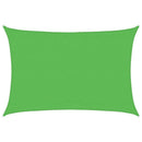 vidaXL világoszöld HDPE napvitorla 160 g/m² 3,5 x 5 m