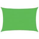 vidaXL világoszöld HDPE napvitorla 160 g/m² 5 x 6 m