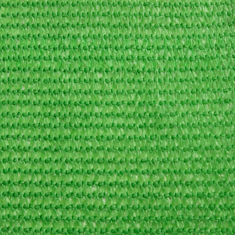 vidaXL világoszöld HDPE napvitorla 160 g/m² 5 x 6 m