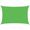 vidaXL világoszöld HDPE napvitorla 160 g/m² 5 x 7 m
