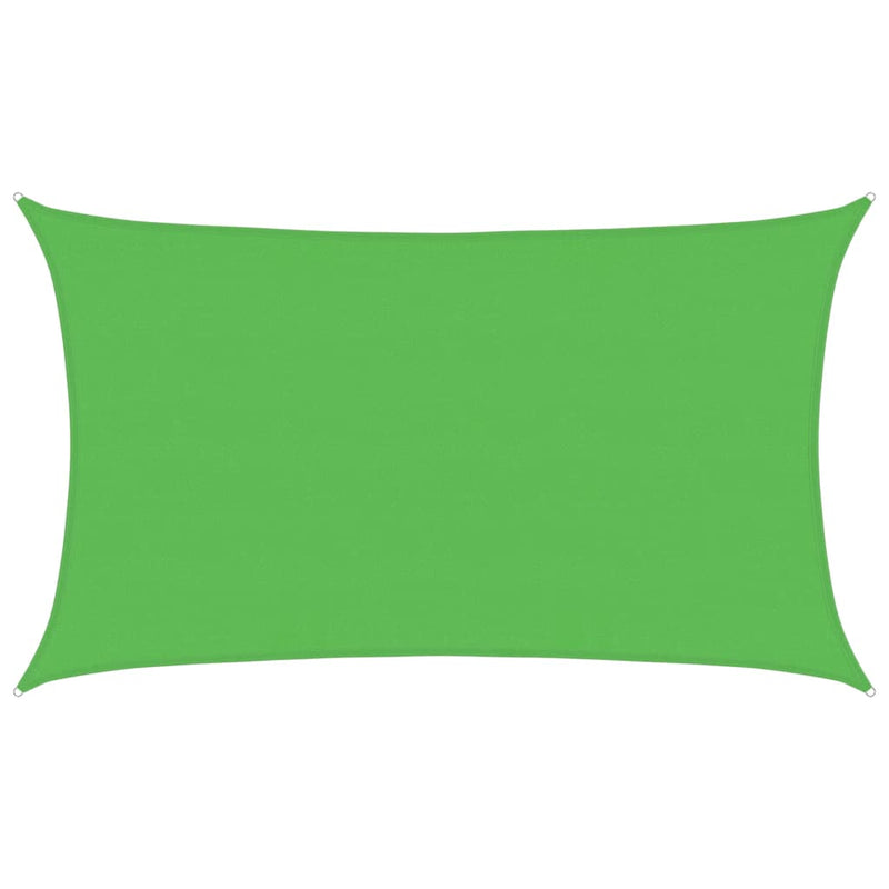 vidaXL világoszöld HDPE napvitorla 160 g/m² 5 x 8 m