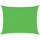 vidaXL világoszöld HDPE napvitorla 160 g/m² 6 x 7 m