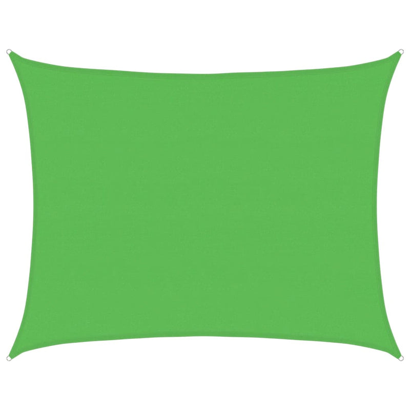 vidaXL világoszöld HDPE napvitorla 160 g/m² 6 x 7 m