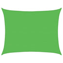 vidaXL világoszöld HDPE napvitorla 160 g/m² 6 x 8 m