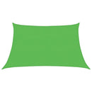 vidaXL világoszöld HDPE napvitorla 160 g/m² 3/4 x 2 m