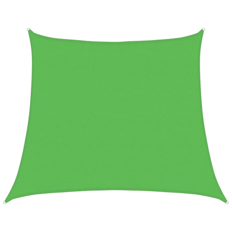 vidaXL világoszöld Green trapéz alakú HDPE napvitorla 160 g/m² 4/5x4 m