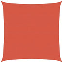 vidaXL terrakotta HDPE napvitorla 160 g/m² 6 x 6 m