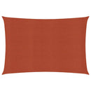 vidaXL terrakotta HDPE napvitorla 160 g/m² 2 x 3 m