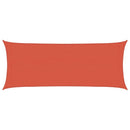 vidaXL terrakotta HDPE napvitorla 160 g/m² 2 x 5 m