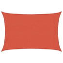 vidaXL terrakotta HDPE napvitorla 160 g/m² 3 x 5 m