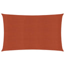 vidaXL terrakotta HDPE napvitorla 160 g/m² 2 x 4 m