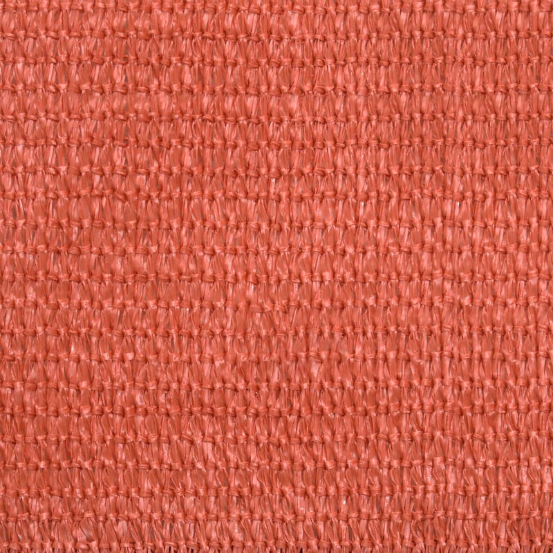 vidaXL terrakotta négyszögletű HDPE napvitorla 160 g/m² 2,5x5 m