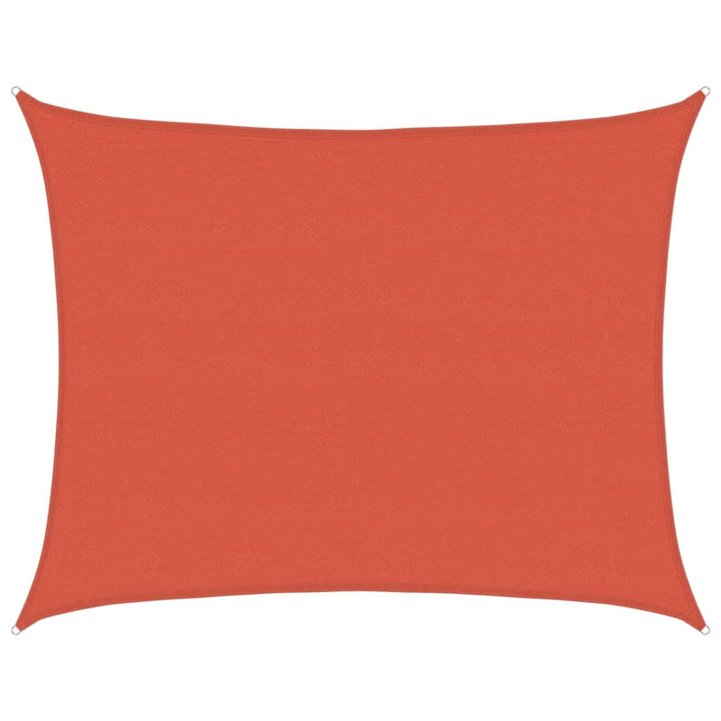 vidaXL terrakotta HDPE napvitorla 160 g/m² 6 x 8 m