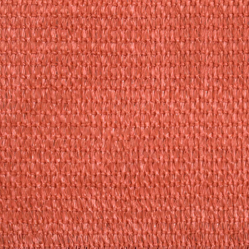 vidaXL terrakotta háromszög alakú HDPE napvitorla 160 g/m² 4 x 5 x 5 m