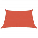 vidaXL terrakotta HDPE napvitorla 160 g/m² 3/4 x 2 m