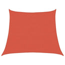 vidaXL terrakotta trapéz alakú HDPE napvitorla 160 g/m² 3/4 x 2 m