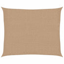 vidaXL tópszínű HDPE napvitorla 160 g/m² 2,5 x 3 m