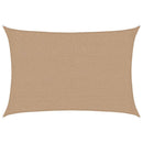 vidaXL tópszínű HDPE napvitorla 160 g/m² 2,5 x 3,5 m