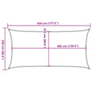 vidaXL tópszínű HDPE napvitorla 160 g/m² 2,5 x 4,5 m