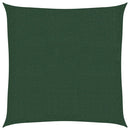 vidaXL sötétzöld HDPE napvitorla 160 g/m² 2,5 x 2,5 m