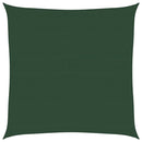 vidaXL sötétzöld HDPE napvitorla 160 g/m² 4 x 4 m