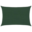 vidaXL sötétzöld HDPE napvitorla 160 g/m² 2 x 3 m