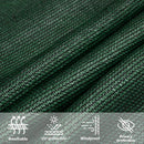 vidaXL sötétzöld HDPE napvitorla 160 g/m² 2 x 3 m