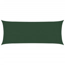vidaXL sötétzöld HDPE napvitorla 160 g/m² 2 x 4,5 m