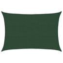 vidaXL sötétzöld HDPE napvitorla 160 g/m² 2,5 x 3,5 m