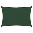 vidaXL sötétzöld HDPE napvitorla 160 g/m² 2,5 x 4 m