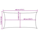 vidaXL sötétzöld HDPE napvitorla 160 g/m² 2,5 x 4,5 m