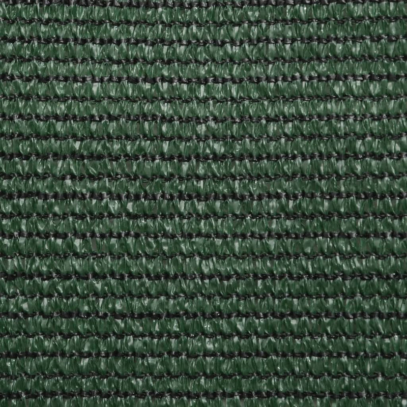 vidaXL sötétzöld HDPE napvitorla 160 g/m² 6 x 7 m