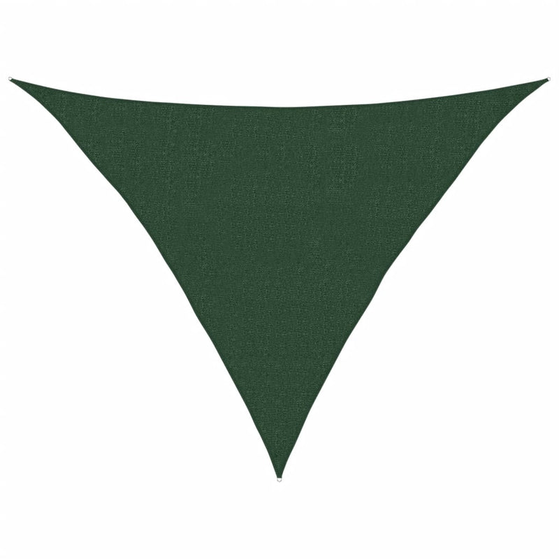 vidaXL sötétzöld HDPE napvitorla 160 g/m² 2,5 x 2,5 x 3,5 m