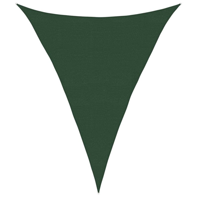 vidaXL sötétzöld HDPE napvitorla 160 g/m² 4 x 5 x 5 m