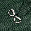 vidaXL sötétzöld HDPE napvitorla 160 g/m² 3/4 x 3 m